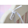 Aparatori clasice minky groase albe 360 cm