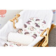 Lenjerie cosulet 2 piese model arici si plus minky  crem