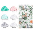 Lenjerie cosulet 2 piese model caprioare si minky turquoise