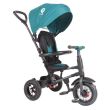 Tricicleta cu roti gonflabile de cauciuc Qplay Rito AIR Albastru Deschis