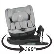 Scaun auto rotativ iSize 40-150 cm Coccolle Velsa Neutral grey