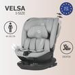 Scaun auto rotativ iSize 40-150 cm Coccolle Velsa Neutral grey