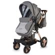 Carucior transformabil 3 in 1 Coccolle Ambra Gri
