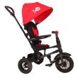 Tricicleta cu roti gonflabile de cauciuc Qplay Rito AIR Rosu