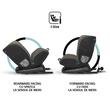 Scaun auto Premium, rotativ iSize 40-150 cm Coccolle Mydo Moss green