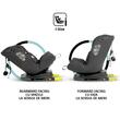 Scaun auto iSize 40-150 cm Coccolle Nobi Diamond Black