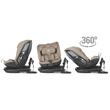 Scaun auto rotativ iSize 40-150 cm Coccolle Velsa Taupe brown