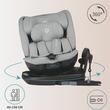 Scaun auto rotativ iSize 40-150 cm Coccolle Velsa Neutral grey