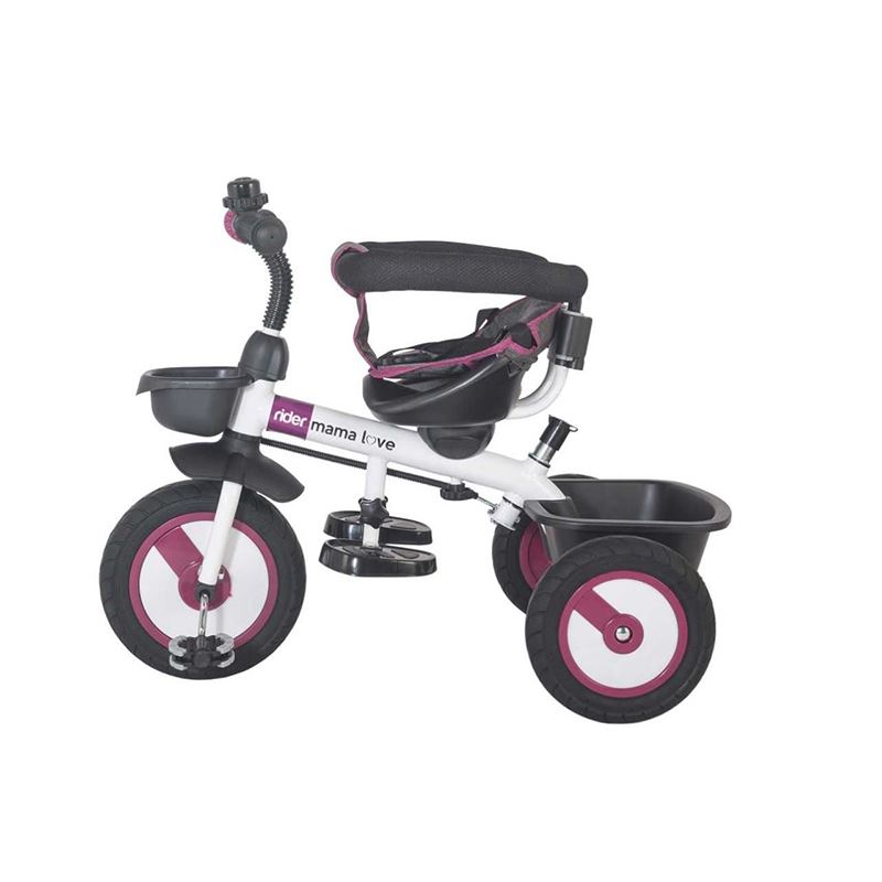 mama Tricicleta multifunctionala MamaLove Rider Violet - Smart Baby