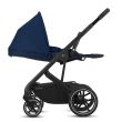 Carucior Cybex Balios S Lux BLK Navy blue+Landou Cybex S Soho grey