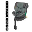 Scaun auto Premium  iSize 40-150 cm Coccolle Mago Greenstone