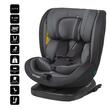 Scaun auto Premium, rotativ iSize 40-150 cm Coccolle Mydo Diamond black