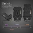 Scaun auto iSize 40-150 cm Coccolle Ario Midnight Black