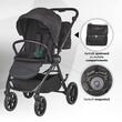 Carucior modular 3in1 Coccolle Serry Jet Black cu Scoica auto iSize Coccolle Rilax Greystone