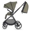 Carucior modular 3in1 Coccolle Lissia Moss green +Scoica auto iSize Coccolle Knox Black