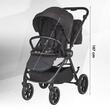 Carucior modular 3in1 Coccolle Serry Jet black cu Scoica auto iSize Coccolle Knox Black