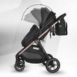 Carucior transformabil 3 in 1 Hapi Soley Jet Black