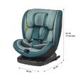 Scaun auto Premium, rotativ iSize 40-150 cm Coccolle Mydo Atlantic blue