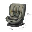 Scaun auto Premium, rotativ iSize 40-150 cm Coccolle Mydo Moss green