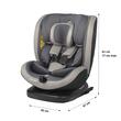 Scaun auto Premium, rotativ iSize 40-150 cm Coccolle Mydo Urban grey