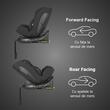 Scaun auto iSize 40-150 cm Coccolle Ario Midnight Black