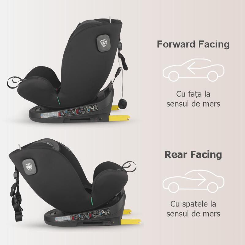 Scaun auto iSize 40-150 cm Cocccolle Nova Diamond black - Smart Baby