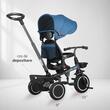 Tricicleta multifunctionala Coccolle Venti Navy blue