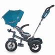 Tricicleta multifunctionala Coccolle Giro Plus Albastru+Gentuta-organizator QPlay Negru