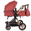 Carucior transformabil 3 in 1 Coccolle Ambra Caramiziu