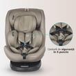 Scaun auto iSize 40-150 cm Coccolle Nova Sand Beige