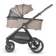 Carucior modular 3in1 Coccolle Aspen Sand Beige cu Scoica auto iSize Coccolle Rilax Black