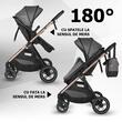 Carucior transformabil 3 in 1 Hapi Soley Smoked Grey
