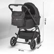 Carucior modular 3in1 Coccolle Serry Jet Black cu Scoica auto iSize Coccolle Rilax Greystone