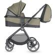 Carucior modular 3in1 Coccolle Lissia Moss green +Scoica auto iSize Coccolle Knox Black
