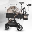 Carucior transformabil 3 in 1 Hapi Soley Simply Taupe