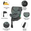 Scaun auto Premium  iSize 40-150 cm Coccolle Mago Greenstone
