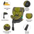 Scaun auto Premium iSize 40-150 cm Coccolle Mago Olive khaki