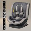 Scaun auto Premium, rotativ iSize 40-150 cm Coccolle Mydo Urban grey