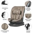 Scaun auto rotativ iSize 40-150 cm Coccolle Velsa Taupe brown