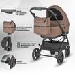 Carucior modular 3in1 Coccolle Serry Light Taupe cu Scoica auto iSize Coccolle Rilax Black