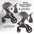 Carucior transformabil 3in1 Coccolle Melora Diamond black
