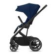 Carucior Cybex Balios S Lux BLK Navy blue+Landou Cybex S Soho grey