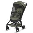 Carucior sport Coccolle Sierra cu pliere Automata ultracompacta, compatibil IATA pentru bagaj mana avion, Cadru aluminiu, Pozitie somn, Copertina extensibila, Husa insecte, Sage Green
