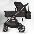 Carucior transformabil 3 in 1 Hapi Soley Jet Black