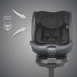 Scaun auto iSize 40-150 cm Coccolle Ario Anthracite