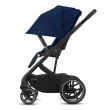 Carucior Cybex Balios S Lux BLK Navy blue+Landou Cybex S Soho grey