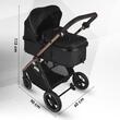 Carucior transformabil 3 in 1 Hapi Soley Jet Black