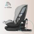 Scaun auto rotativ iSize 40-150 cm Coccolle Velsa Neutral grey