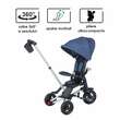 Tricicleta ultrapliabila Qplay Nova albastru inchis