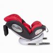 Scaun auto rotativ 360 cu Isofix si centura Hapi Ozy Rosu